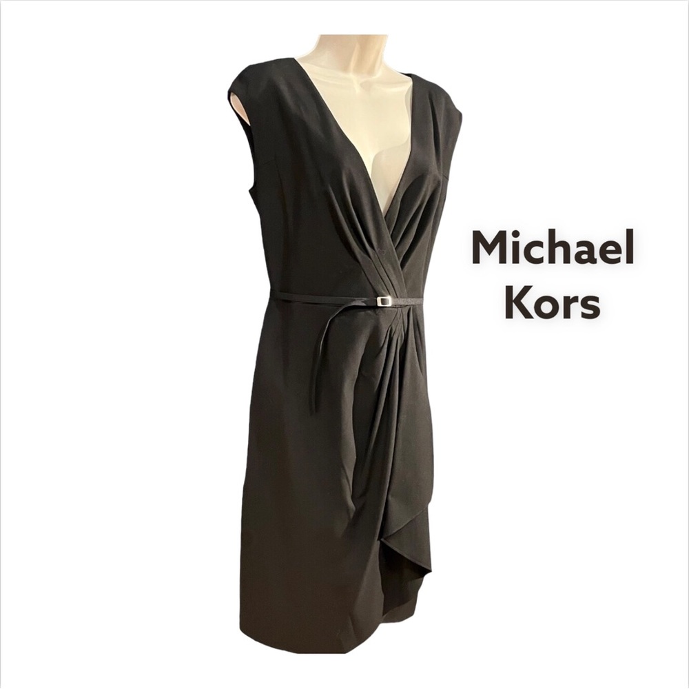 Michael Kors  dress, Black,  low neck. Size 10